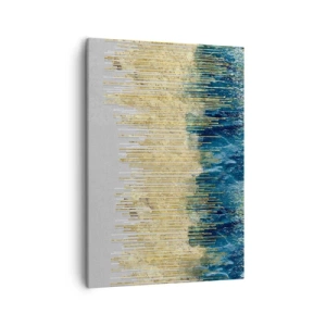 Quadro em tela - Borda dourada - 50x70 cm