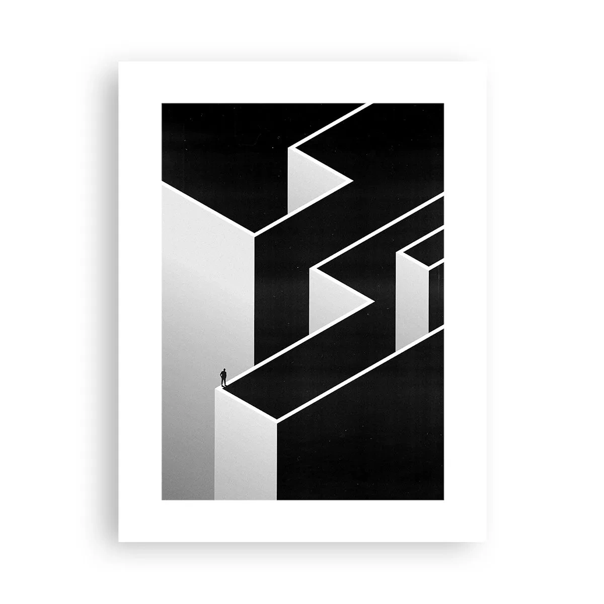 Pôster - Solidão no topo - 30x40 cm