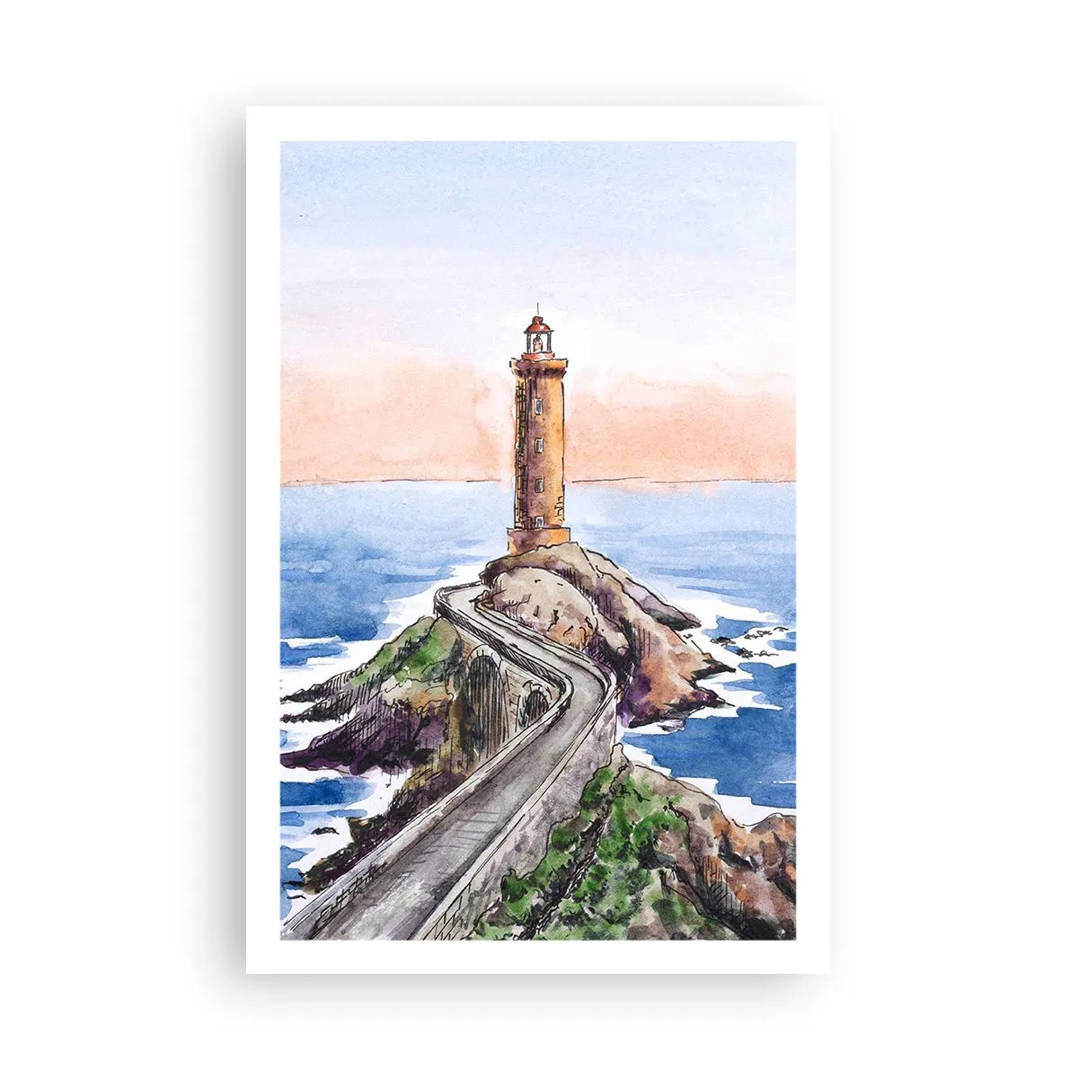 Pôster - De frente para o mar - 61x91 cm