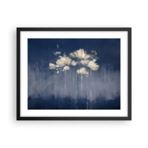 Pôster com moldura preta - Como pétalas ao vento - 50x40 cm