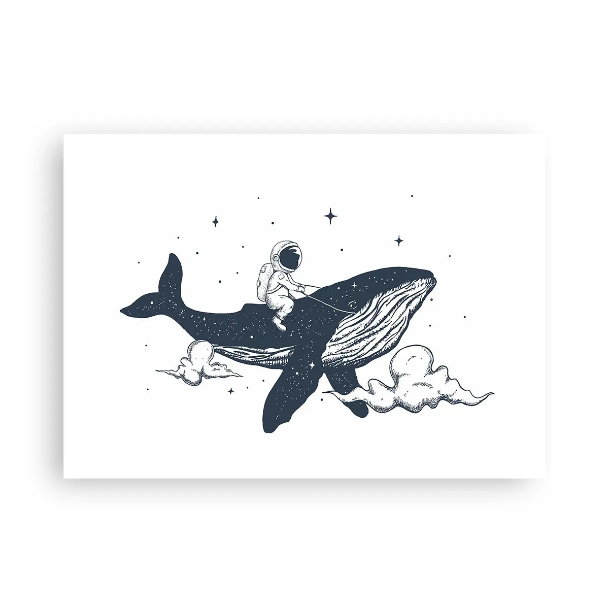 Pôster - Aventura espacial - 70x50 cm