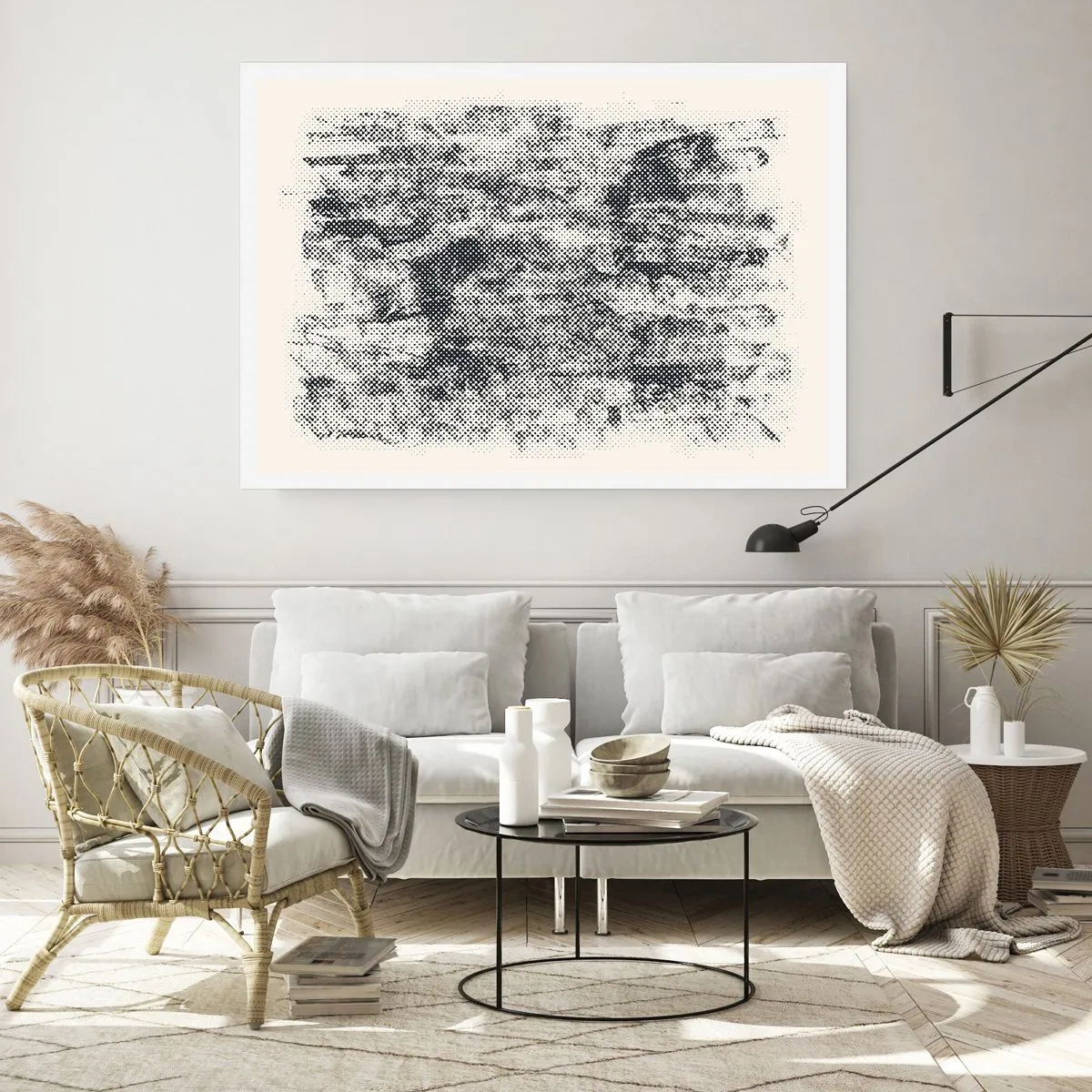 Pôster - Composição nebulosa - 70x50 cm