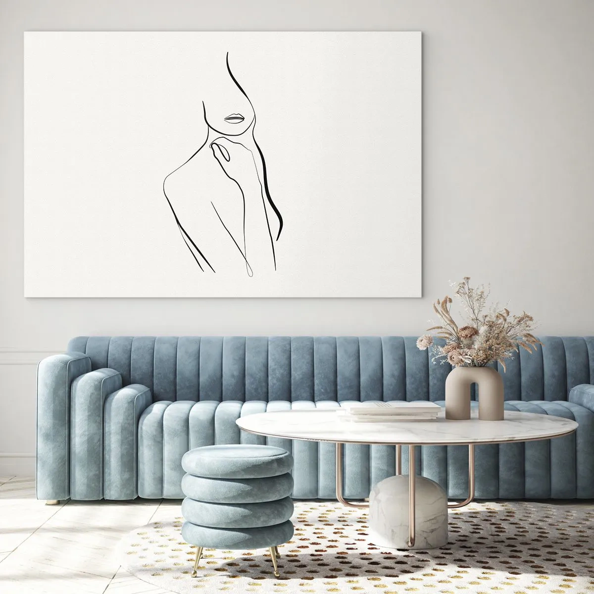 Quadro em vidro - Uma onda de melancolia - 100x70 cm