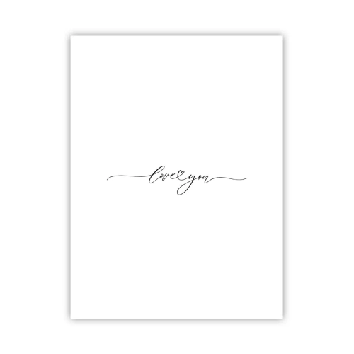 Pôster - Preto e branco - 30x40 cm