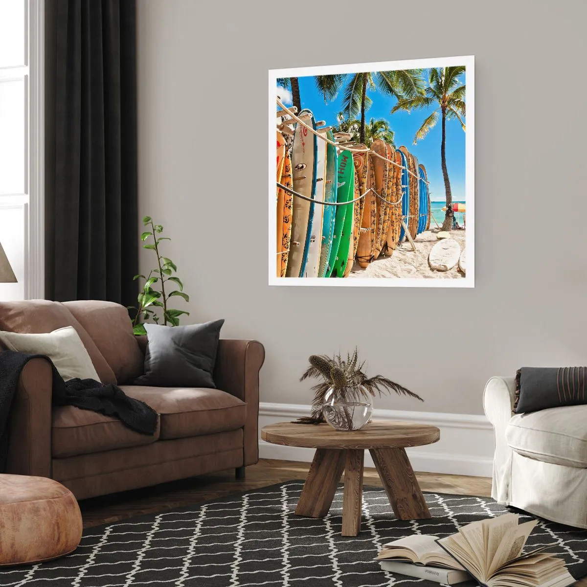 Pôster - Diversão ensolarada - 50x50 cm