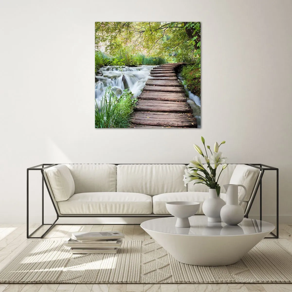 Quadro em vidro - As aparências enganam - 30x30 cm