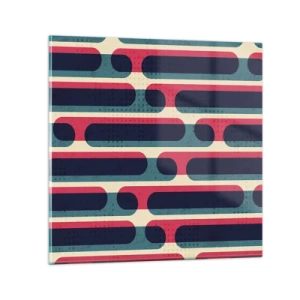 Quadro em vidro - Avançado e profundo - 40x40 cm