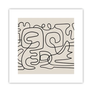 Pôster - Na trilha - 30x30 cm