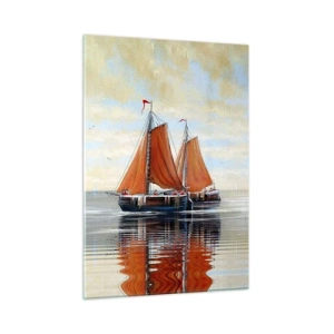 Quadro em vidro - A velejar, marujo… - 50x70 cm