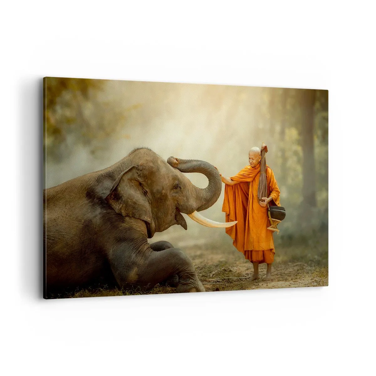 Quadro em tela - Encontro na viagem - 120x80 cm
