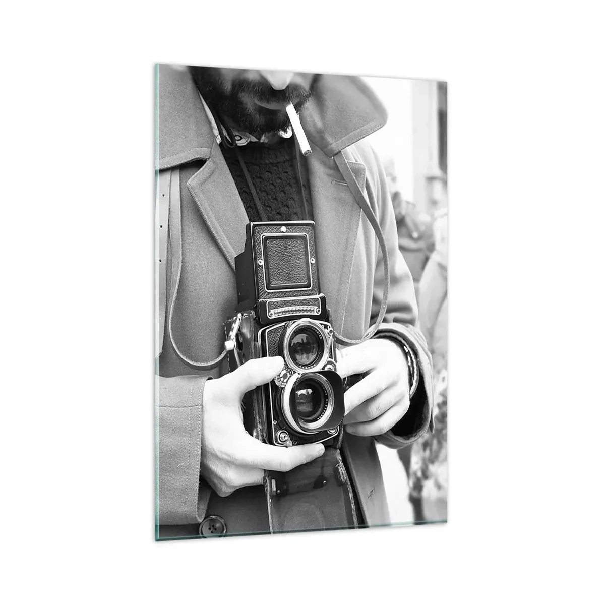 Quadro em vidro - Estilo retro - 80x120 cm