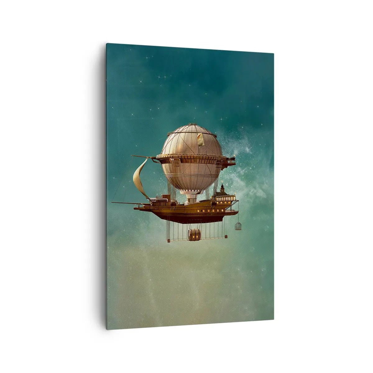 Quadro em tela - Saudações de Júlio Verne - 80x120 cm