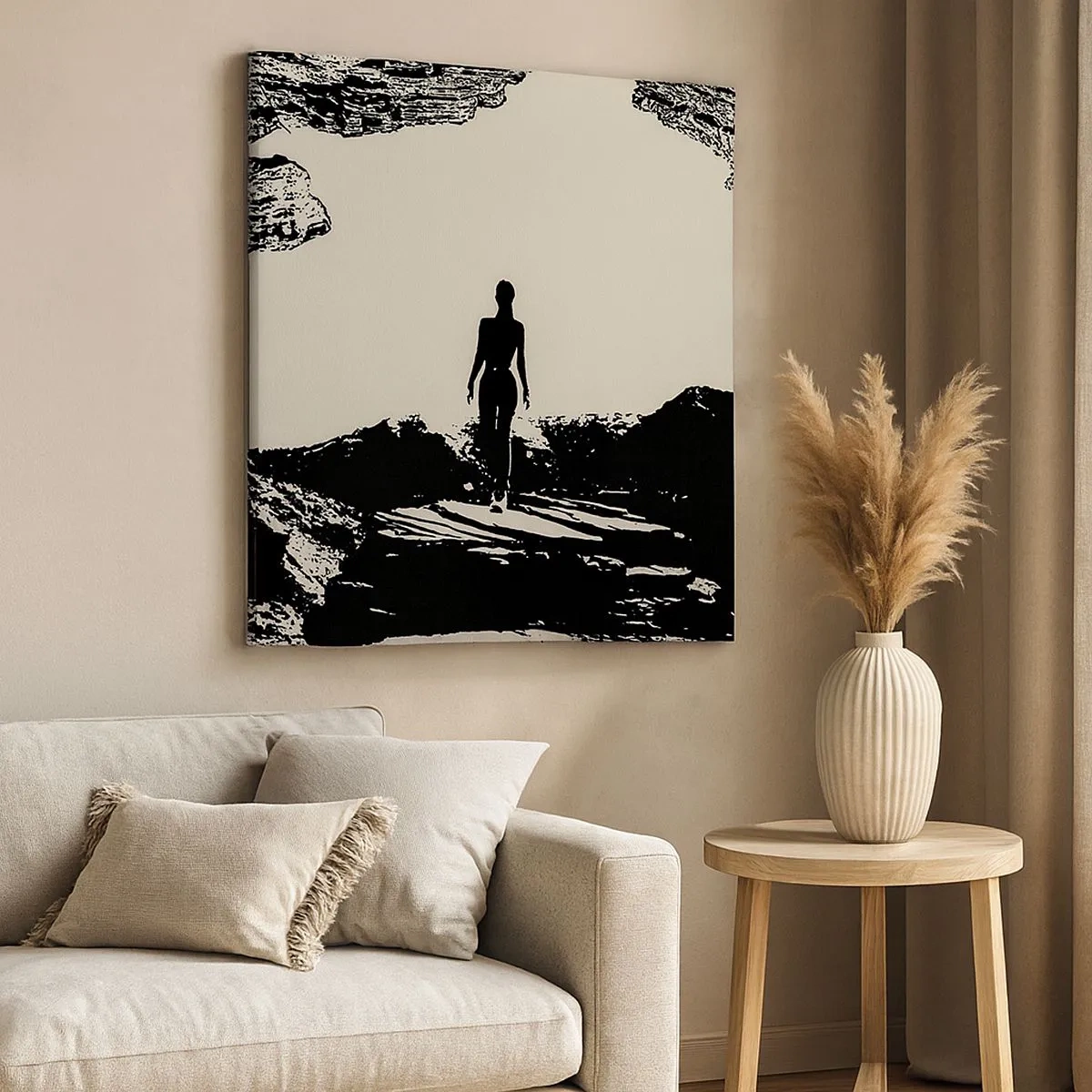 Quadro em tela - Novo visual - 30x30 cm