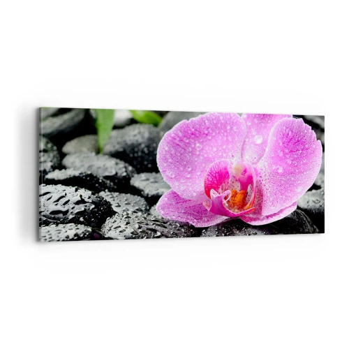 Quadro em tela - Como um coração aberto - 100x40 cm