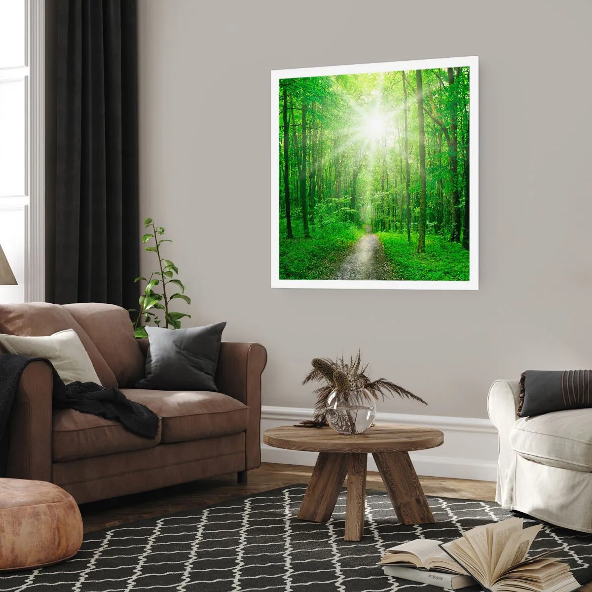 Pôster - Catedral Verde - 50x50 cm
