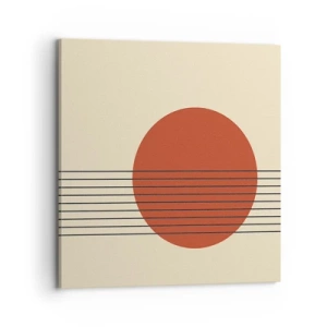 Quadro em tela - Em círculo e mais além - 70x70 cm