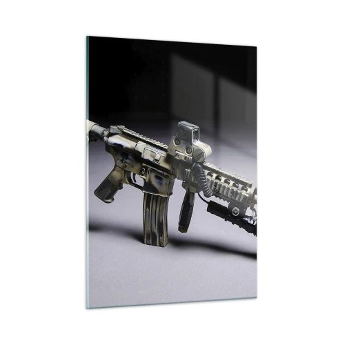 Quadro em vidro - Sempre perigoso - 50x70 cm