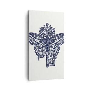 Quadro em tela - Todos os mistérios do coração - 45x80 cm