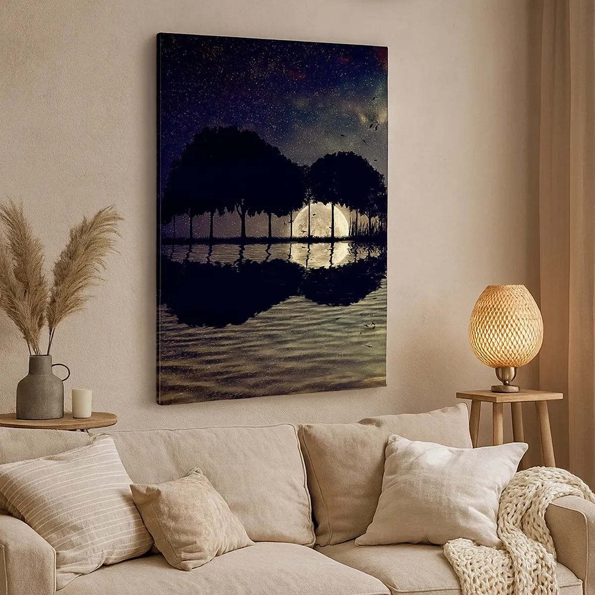 Quadro em tela - Uma noite no Fim do Mundo - 50x70 cm