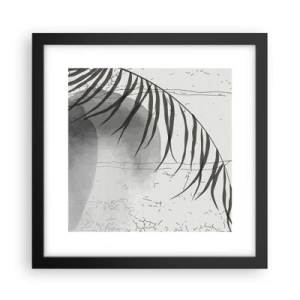 Pôster com moldura preta - O sutil exotismo da natureza - 30x30 cm