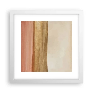 Pôster em moldura branca - Composição vertical - 30x30 cm