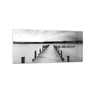 Quadro em vidro - A fonte da tranquilidade - 120x50 cm