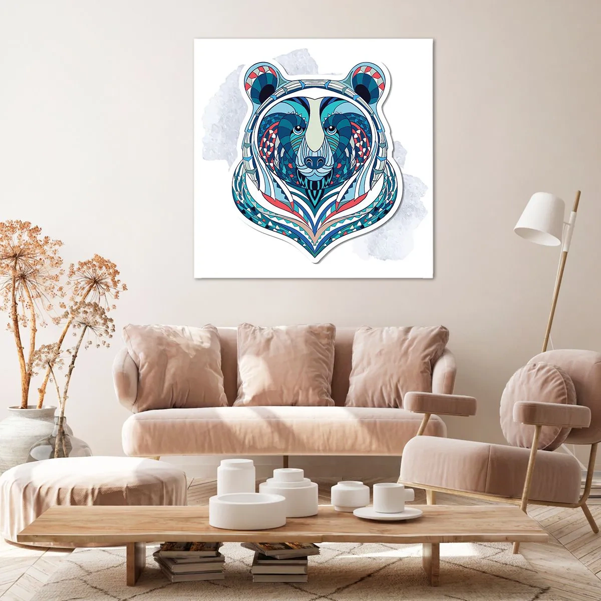 Quadro em tela - Eviva Gronelândia! - 40x40 cm