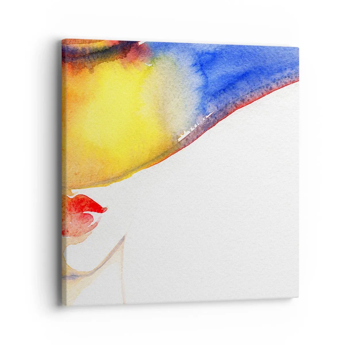 Quadro em tela - Retrato de uma dama    - 40x40 cm