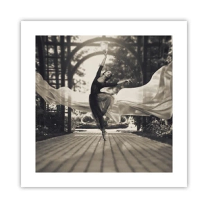 Pôster - A dança do espírito do jardim - 40x40 cm