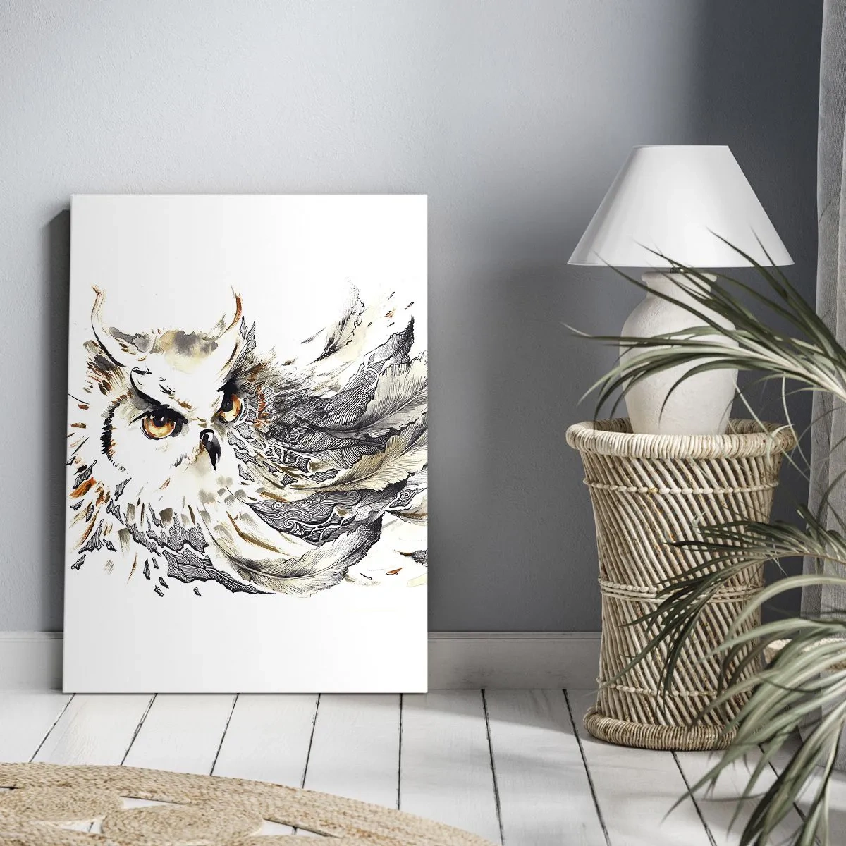 Quadro em tela - Ela veio do mundo da magia - 50x70 cm