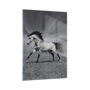 Quadro em vidro - Nascido para encantar - 50x70 cm