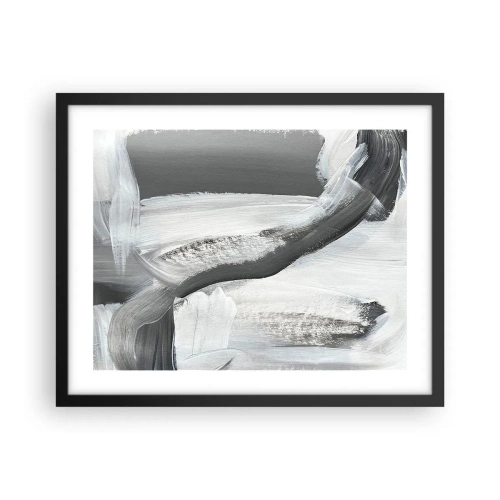 Pôster com moldura preta - Um movimento decisivo - 50x40 cm