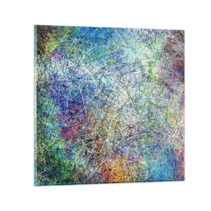 Quadro em vidro - Não é assim tão simples - 40x40 cm