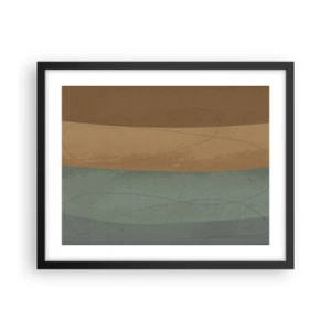 Pôster com moldura preta - Composição horizontal - 50x40 cm