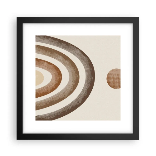 Pôster com moldura preta - Numa galáxia muito distante - 30x30 cm