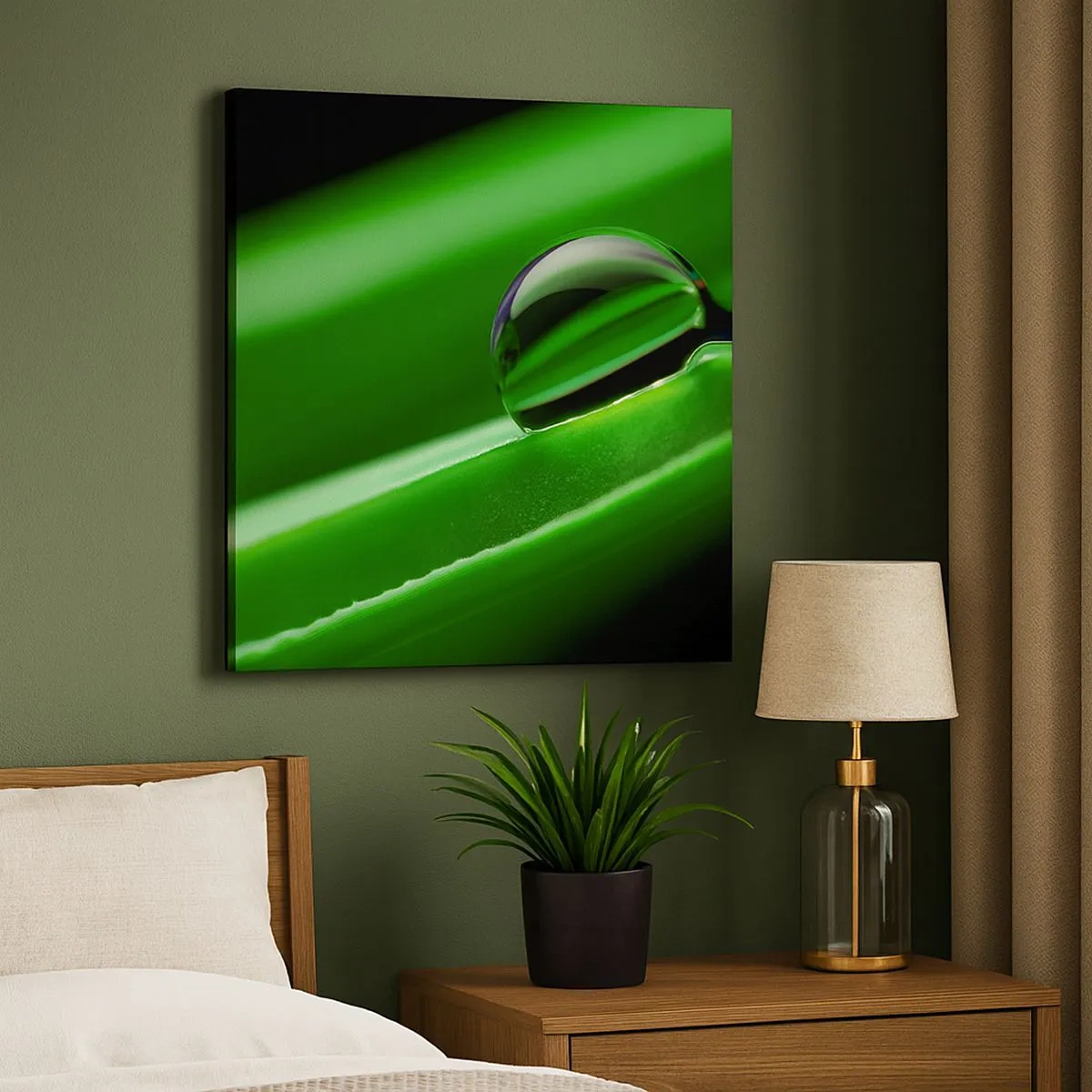 Quadro em tela - A vida de perto - 30x30 cm