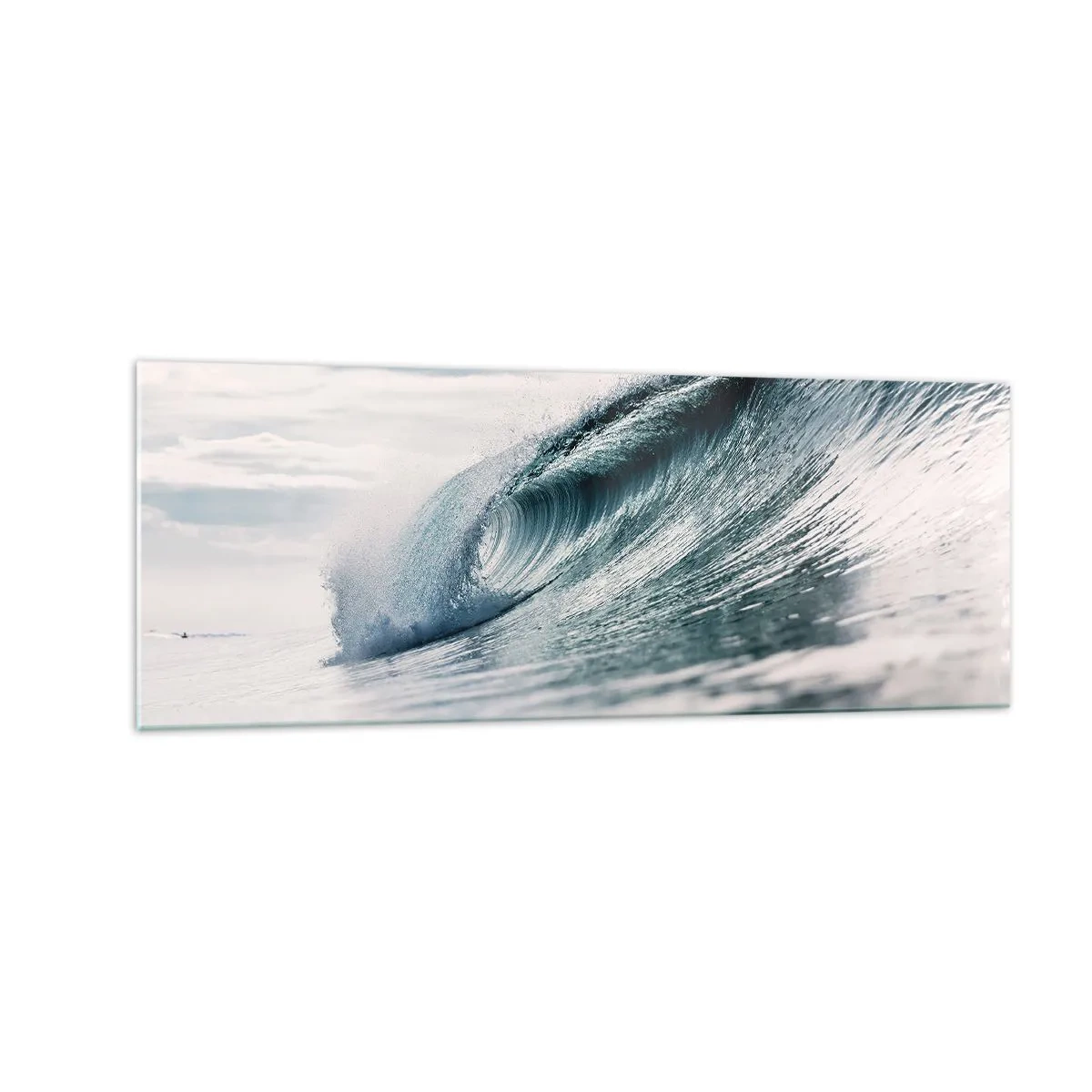Quadro em vidro - Pico de água - 140x50 cm
