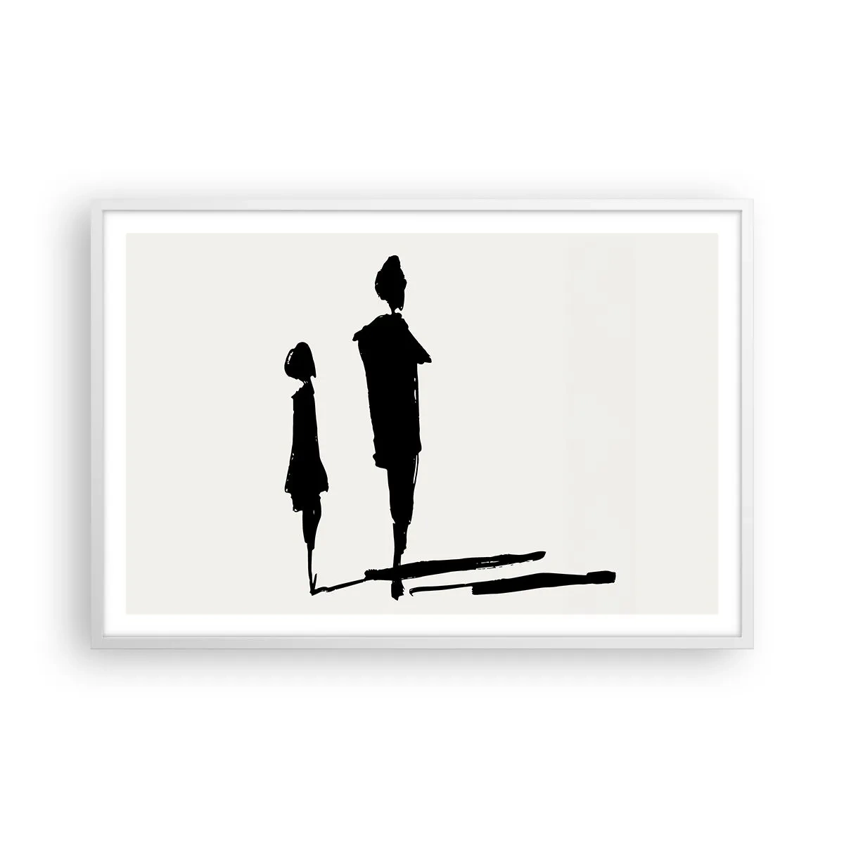 Pôster em moldura branca - Certeza que juntos? - 91x61 cm