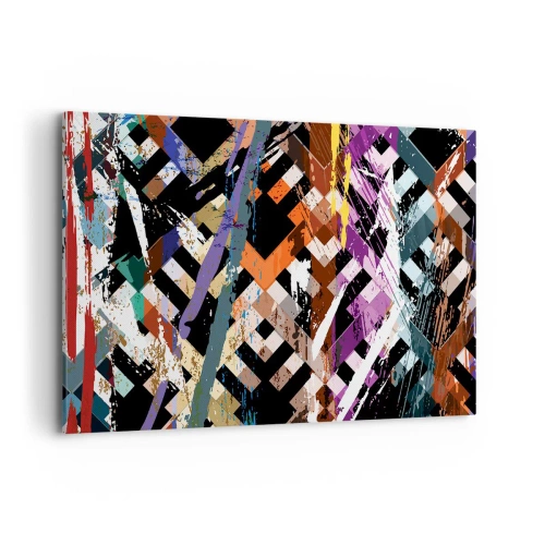 Quadro em tela - Ao quadrado - 120x80 cm