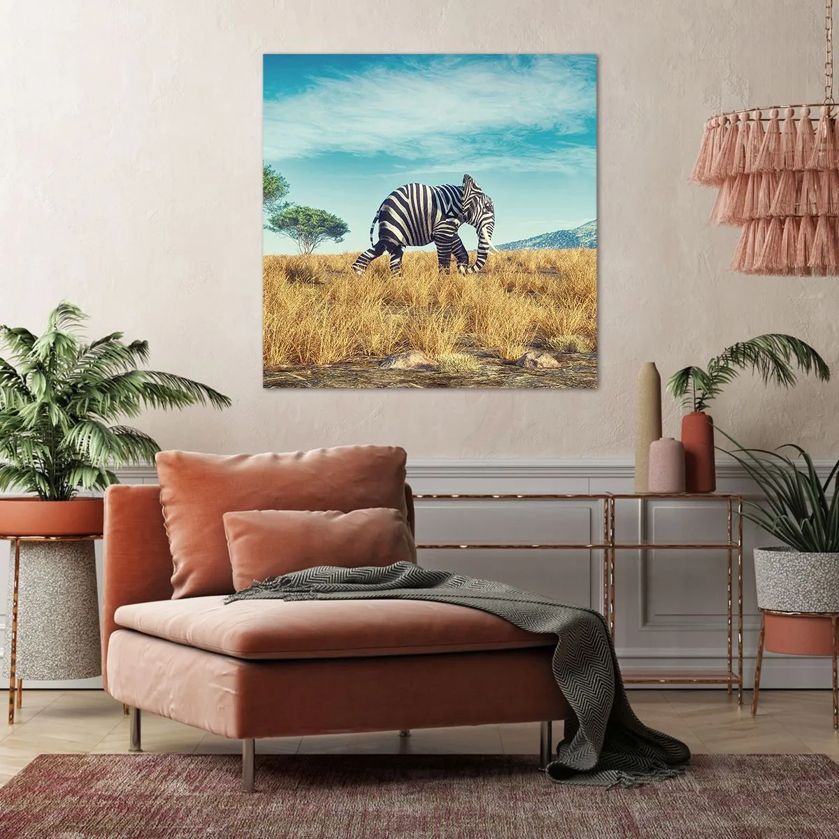 Quadro em tela - Cinza não está mais na moda - 40x40 cm