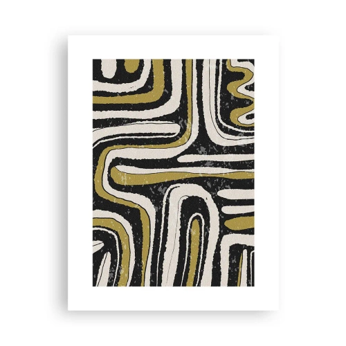 Pôster - Composição: estradas e becos - 30x40 cm