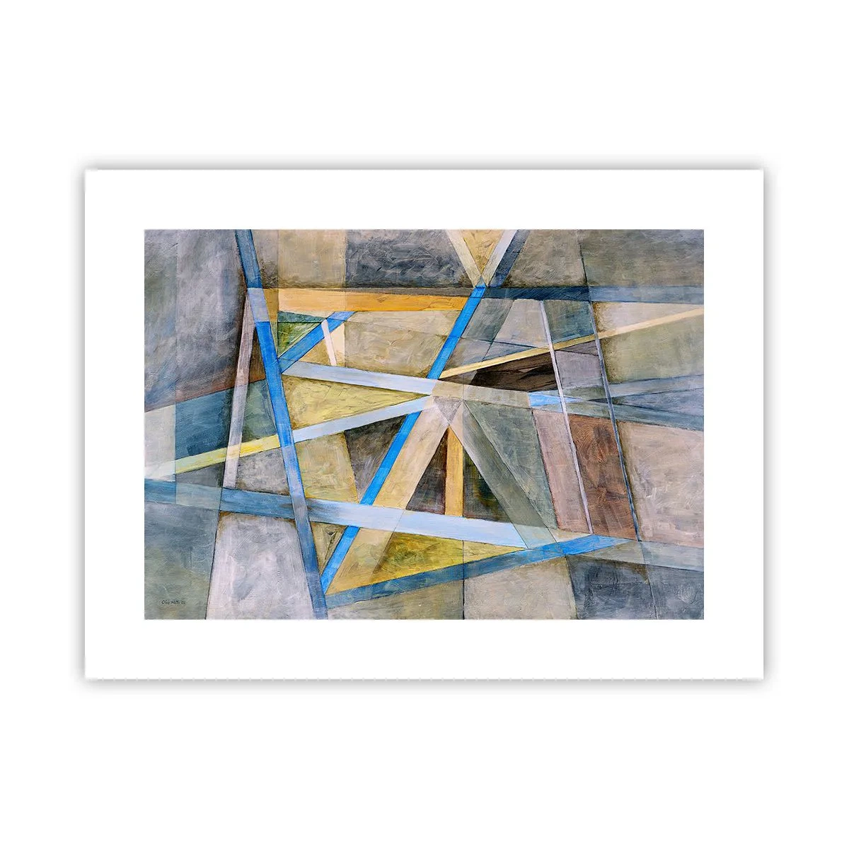 Pôster - Em linha reta ou na diagonal? - 40x30 cm