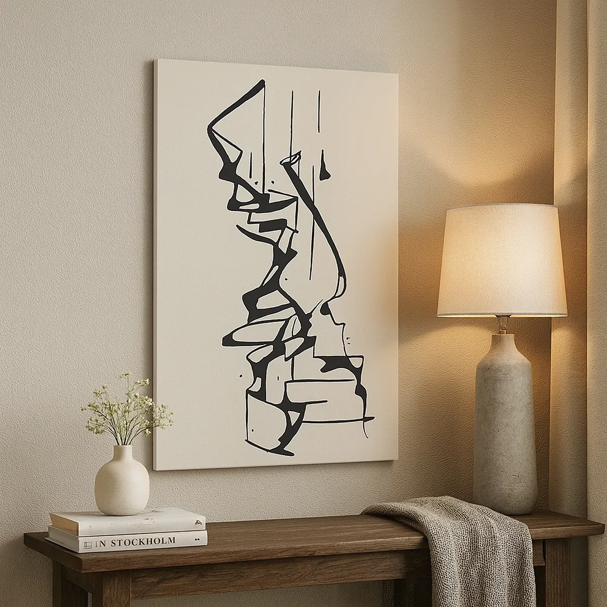 Quadro em tela - Talvez uma paisagem - 50x70 cm