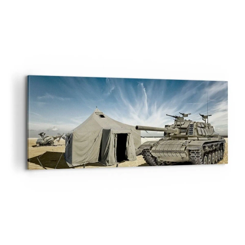Quadro em tela - Sonho militar - 100x40 cm