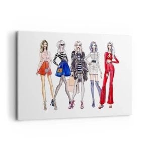Quadro em tela - Every week Fashion Week - 100x70 cm
