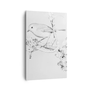 Quadro em tela - Manhã de inverno - 80x120 cm