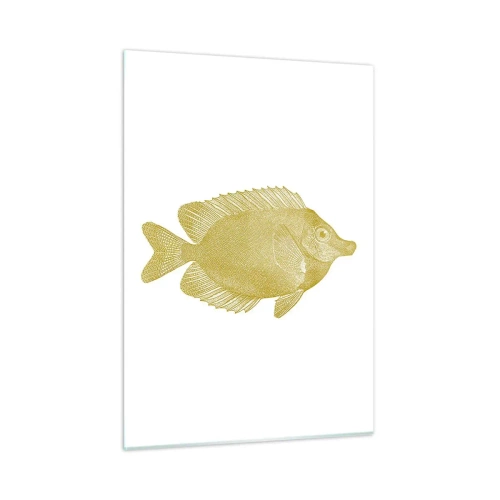 Quadro em vidro - Peixe e pronto - 50x70 cm