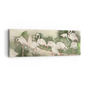 Quadro em tela - Sonho exótico - 90x30 cm