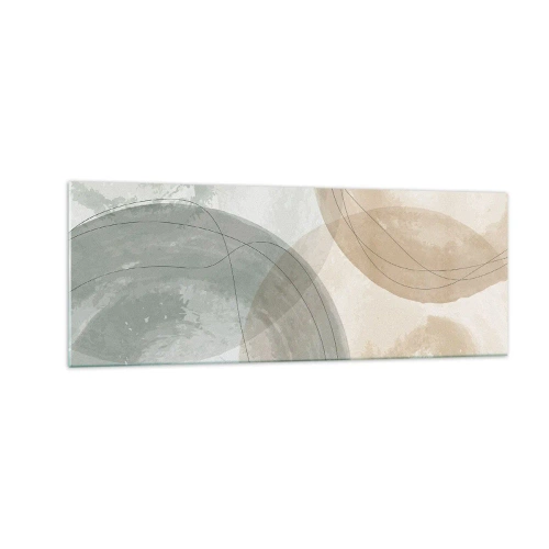 Quadro em vidro - Difusão de Mundos - 140x50 cm