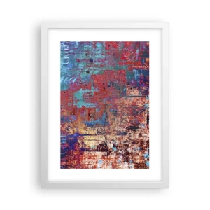 Pôster em moldura branca - Memória e esquecimento - 30x40 cm